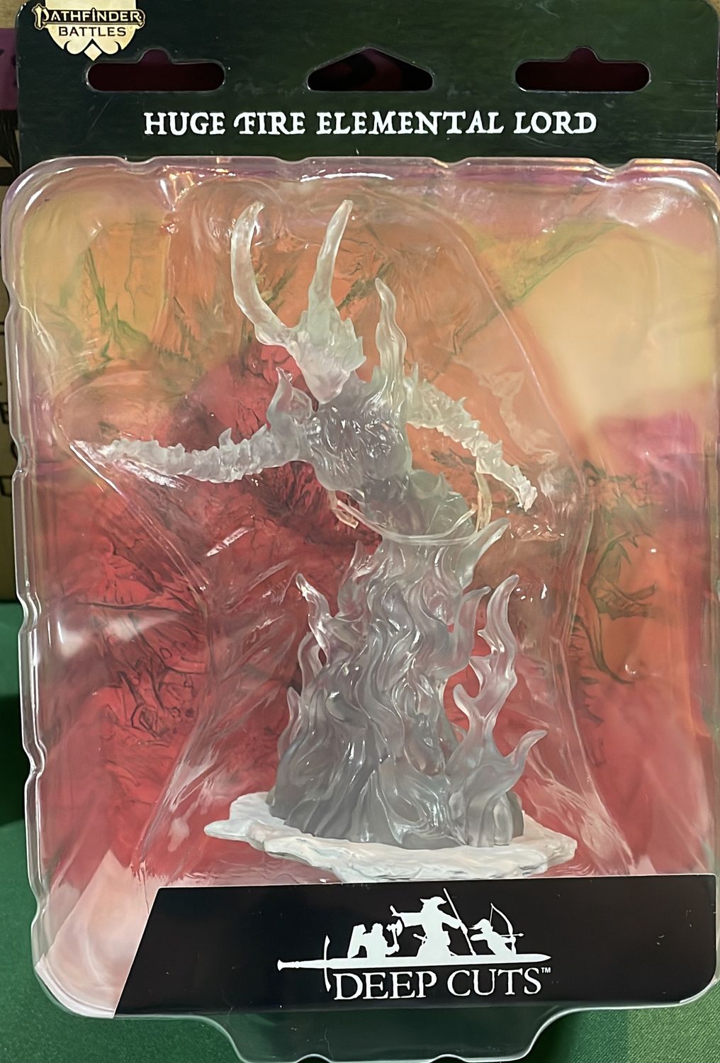Pathfinder Battles Huge Fire Elemental Lord
