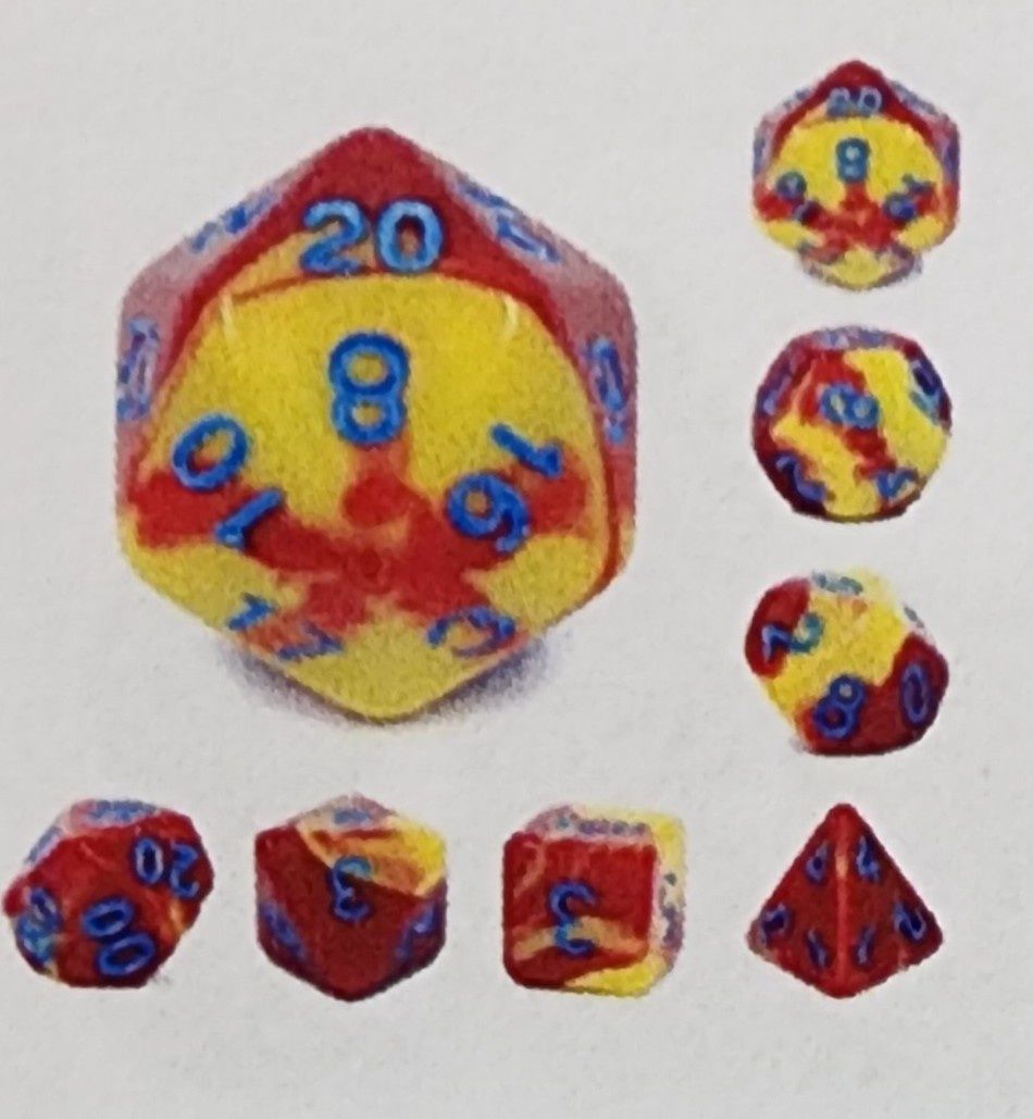 KETCHUP &amp; MUSTARD RPG DICE SET