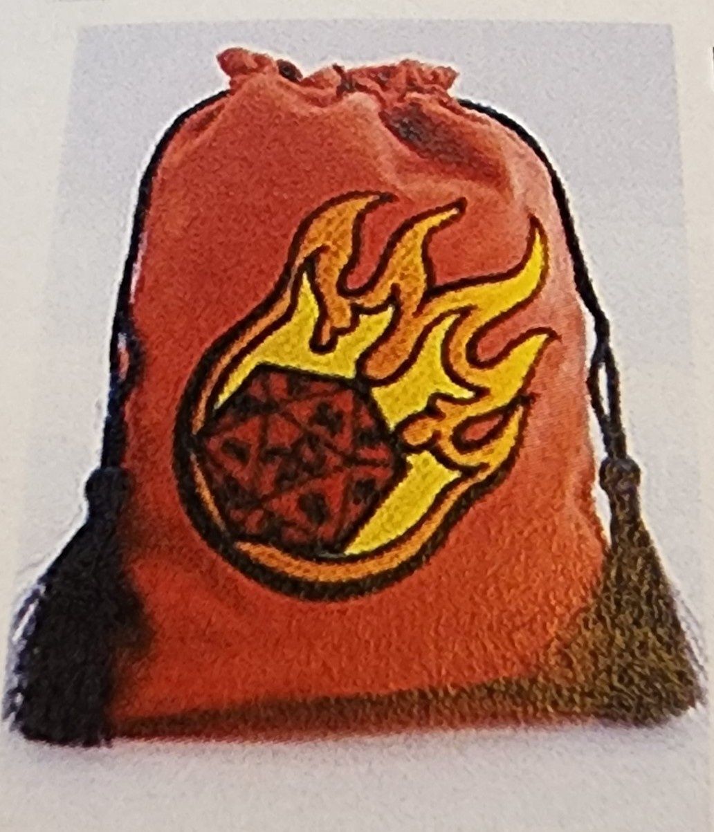 DICE BAG- DICE FIREBALL