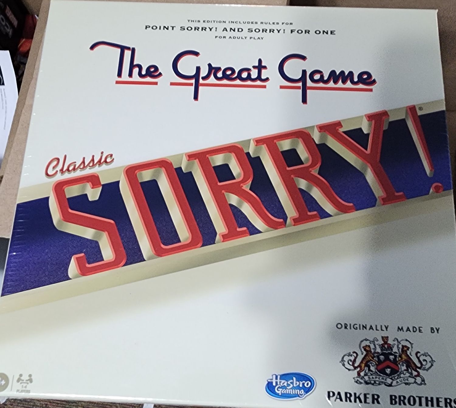 CLASSIC SORRY!