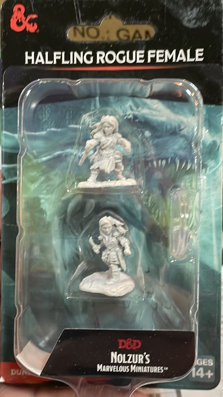 Nolzurs Halfling Rogue Female DND Mini