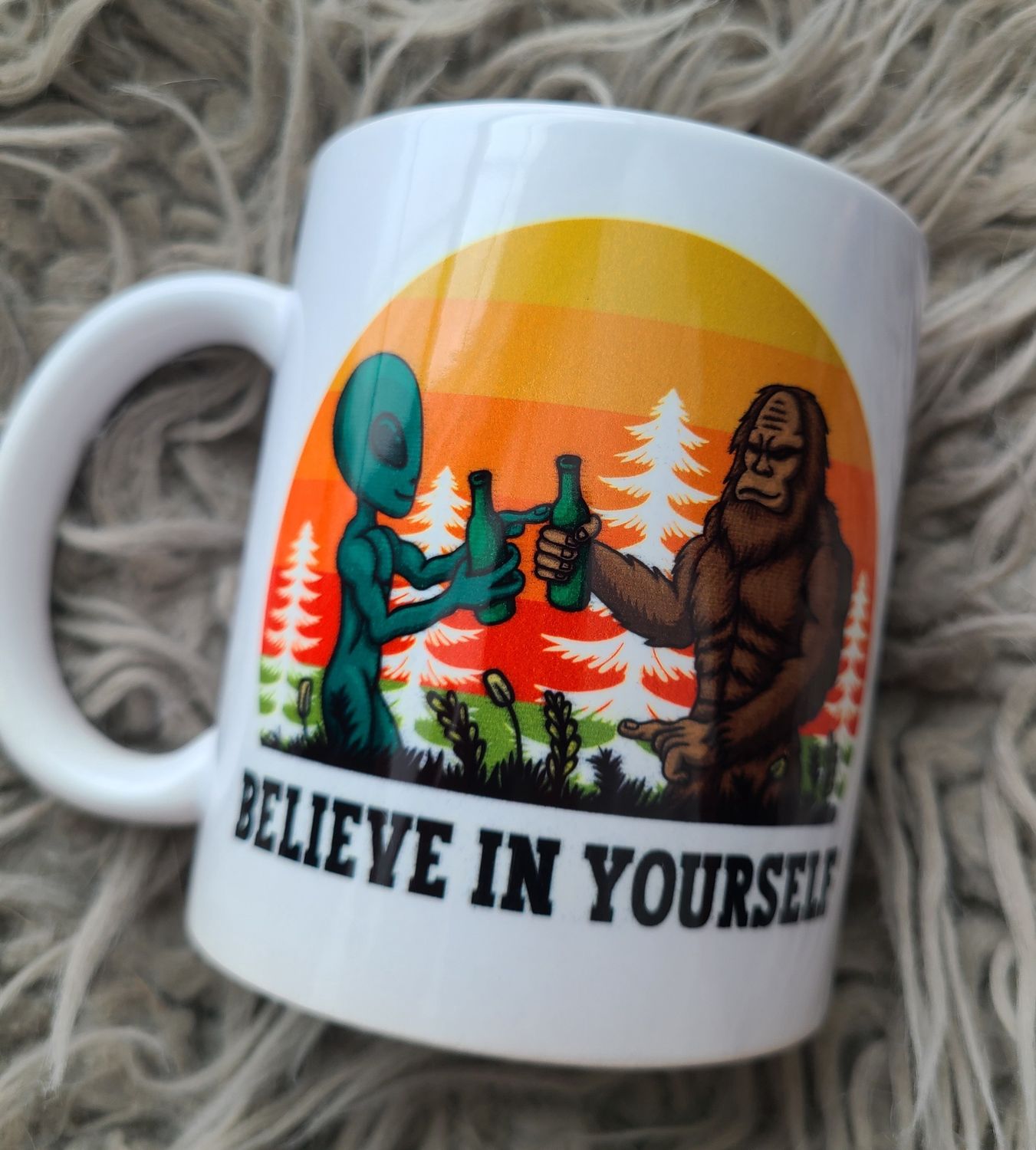 Mug-  Alien &amp; Bigfoot