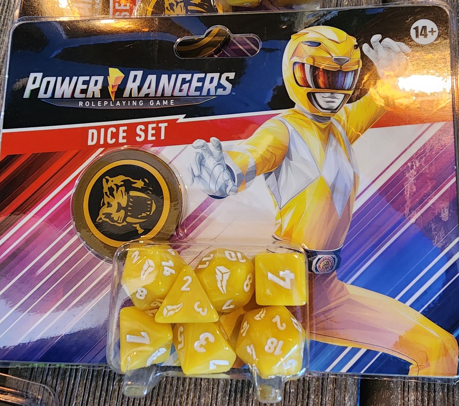 Power Rangers Roleplaying Game Dice Yellow