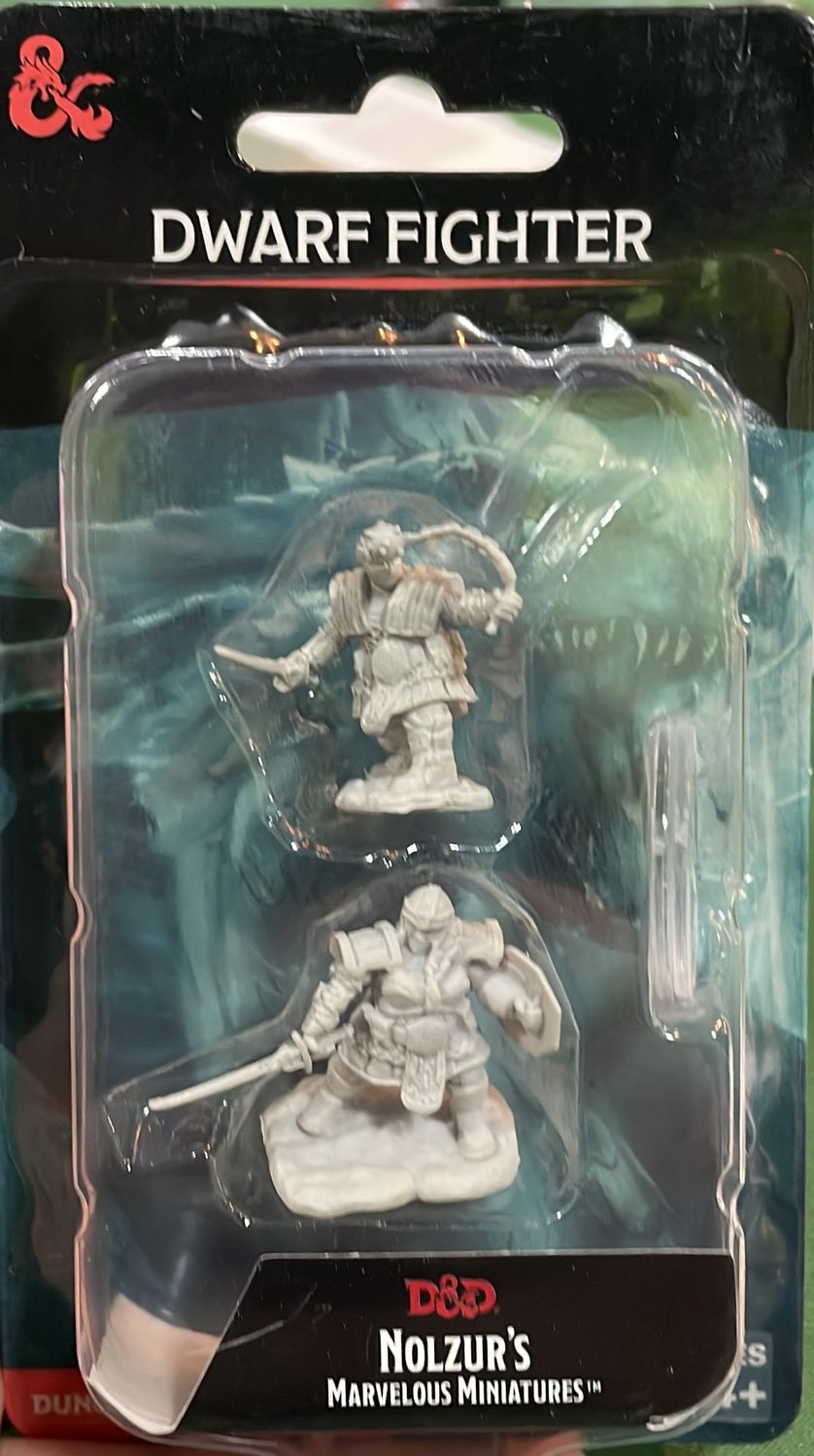 Nolzurs Dwarf Fighter DND Mini