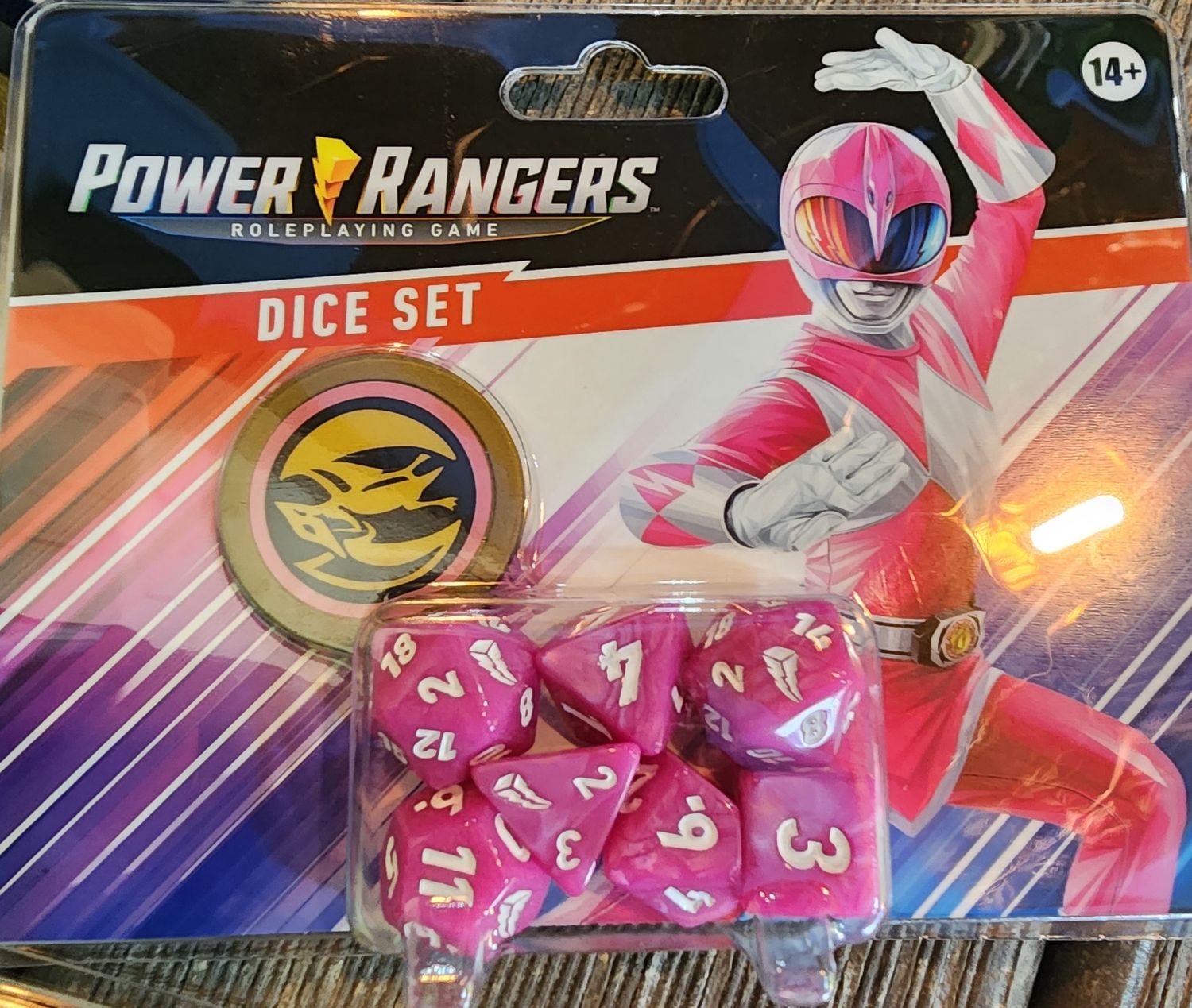 Power Rangers Roleplaying Game Dice Pink