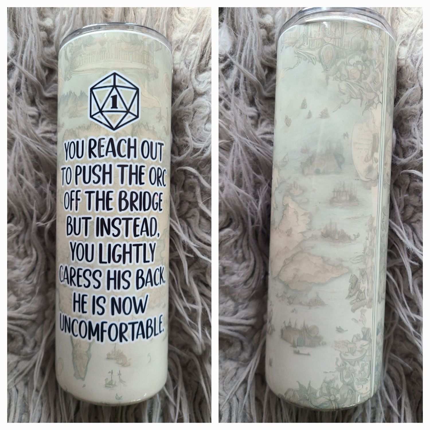 Tumbler &#39;Uncomfortable Orc&#39; Light Map