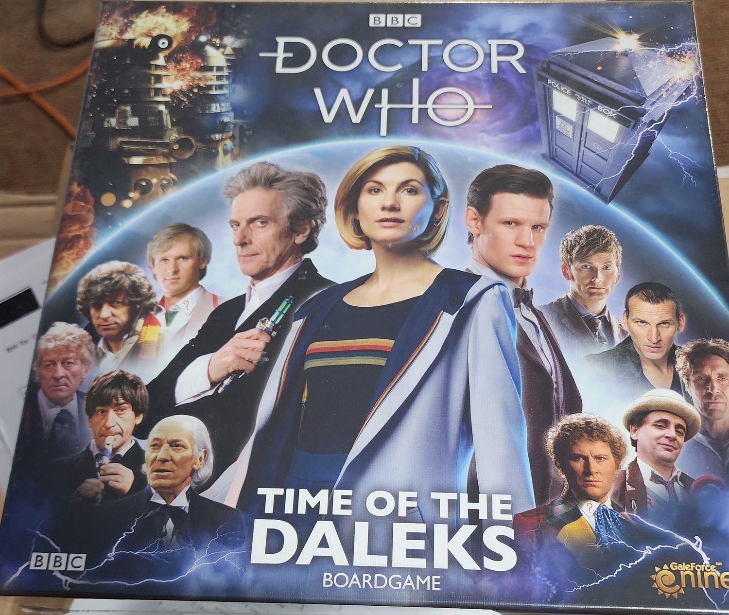 DOCTOR WHO TIME OF THE DALEKS BOARDGAME