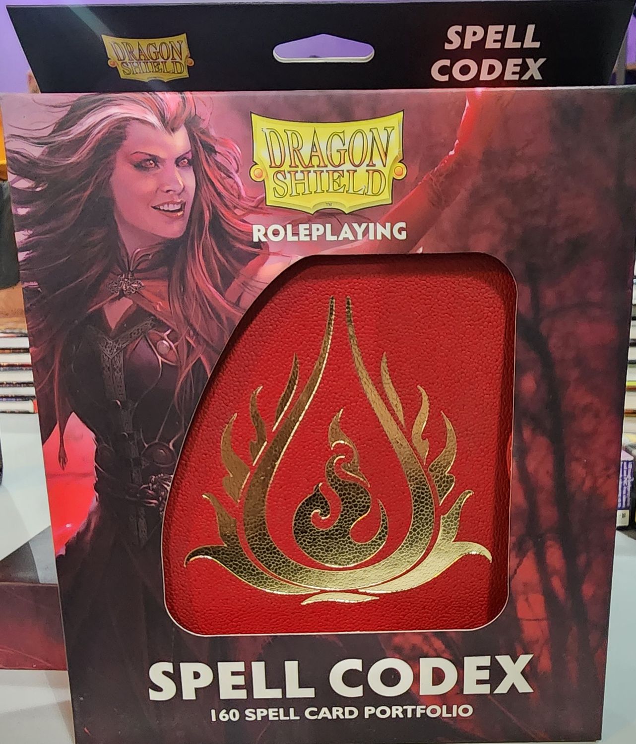 DRAGON SHIELD ROLEPLAYING SPELL CODEX  BLOOD RED