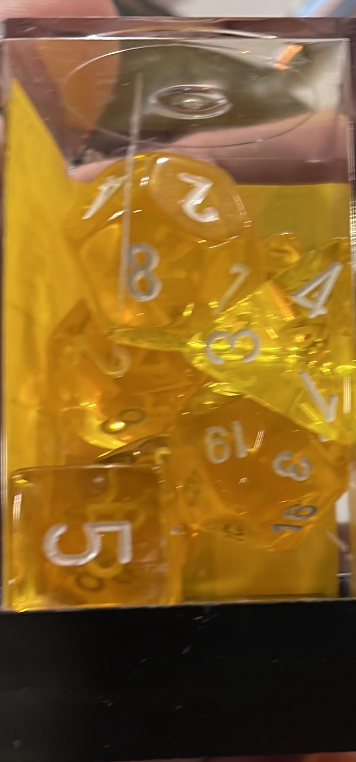 Translucent Yellow/White