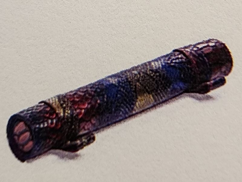 DRAGON SCALE ROLL UP LEATHERETTE DICE MAT