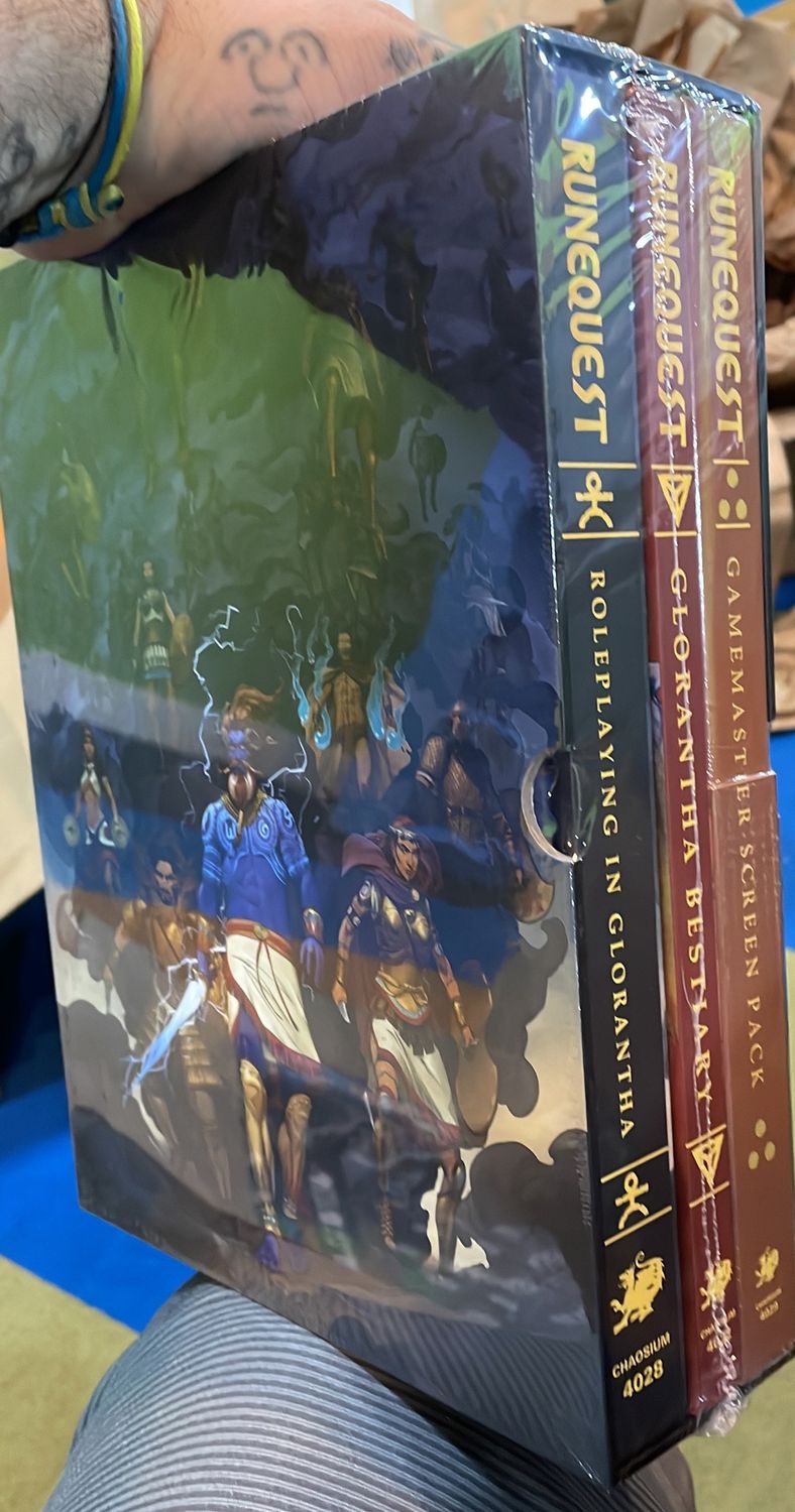 Runequest RPG Slip Case Delux Set