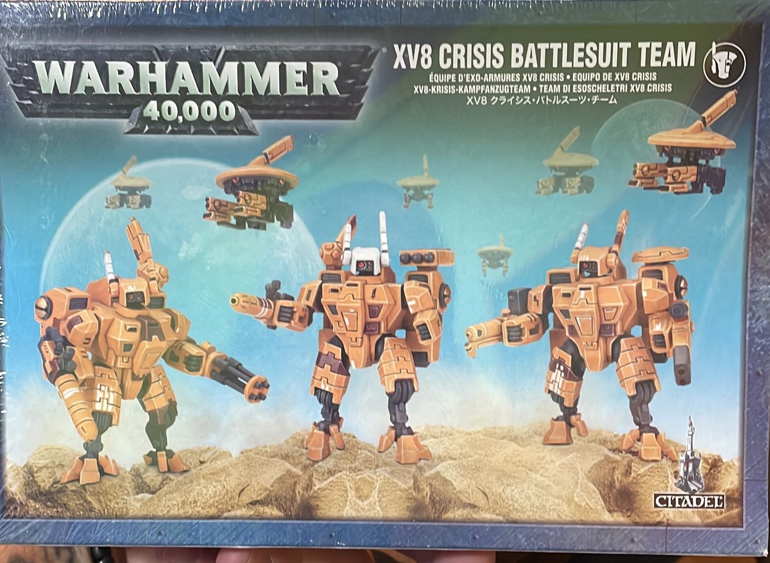 XV8 crisis battlesuit team