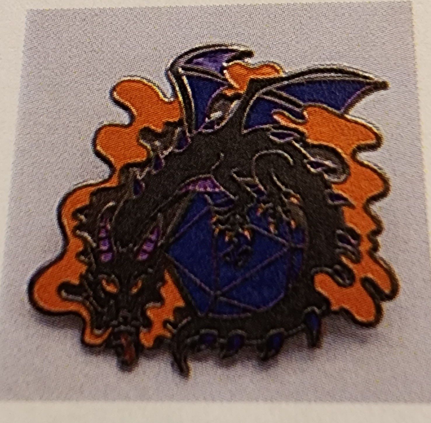 DICE DRAGONS PIN: SMOKE