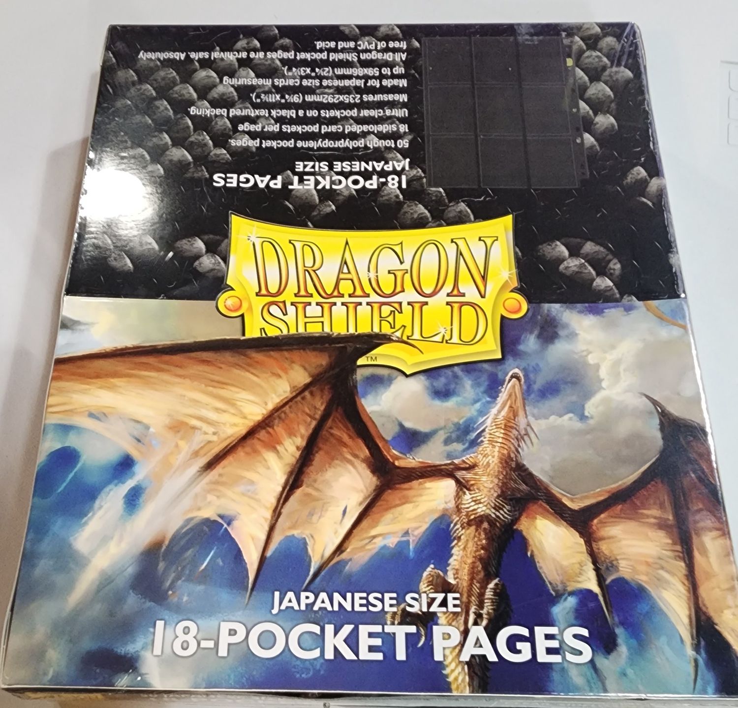 DRAGON SHIELD JAPANESE SIZE 18 POCKET PAGES
