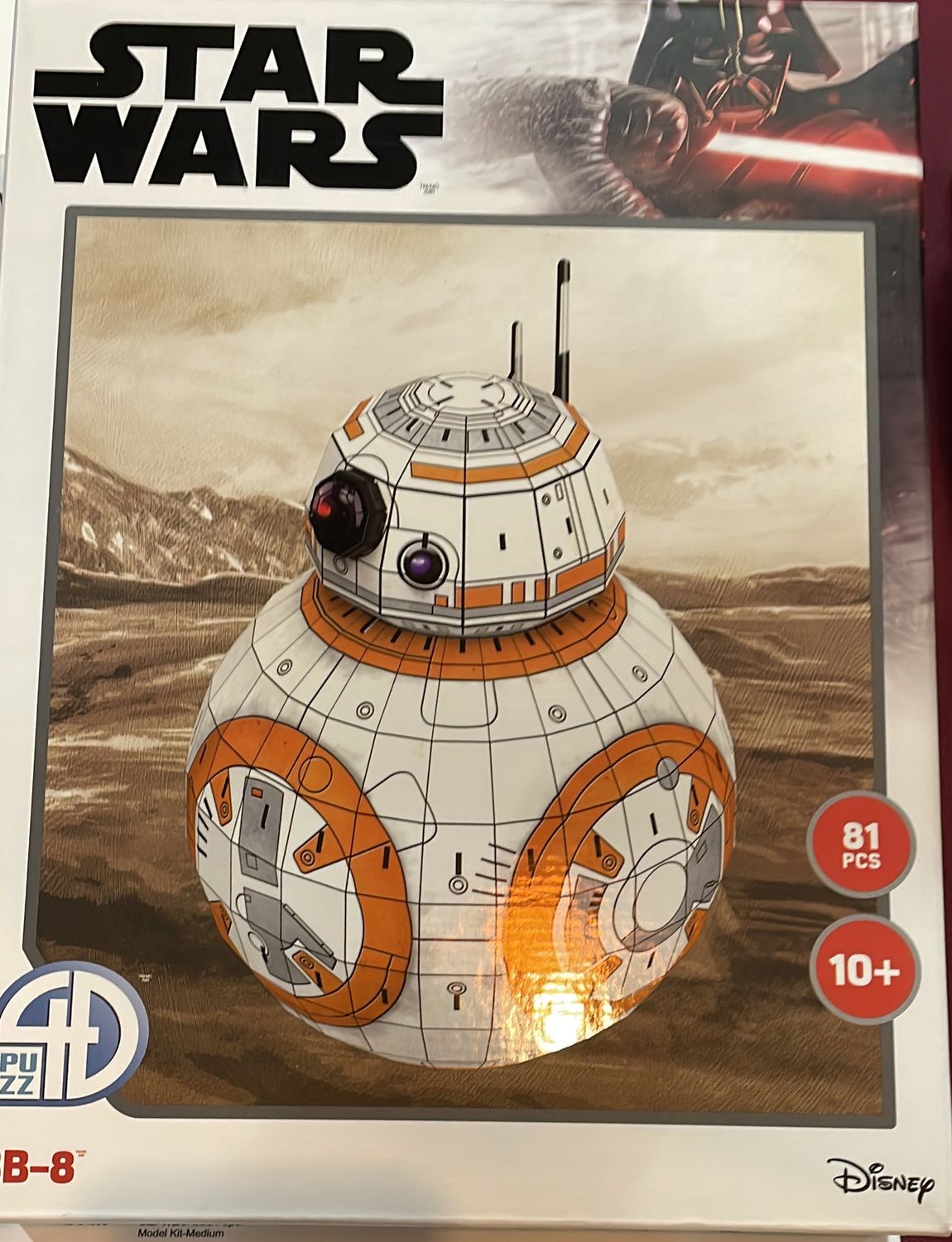 Star Wars BB8 Paper Model Kit Medium