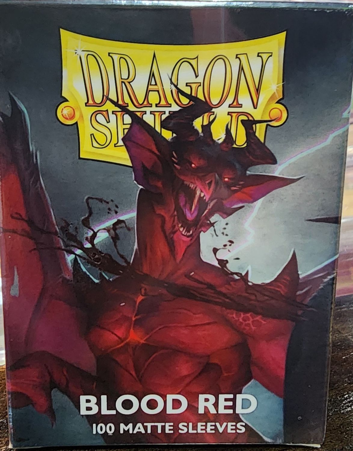Dragon Shield Sleeves Matte Blood Red