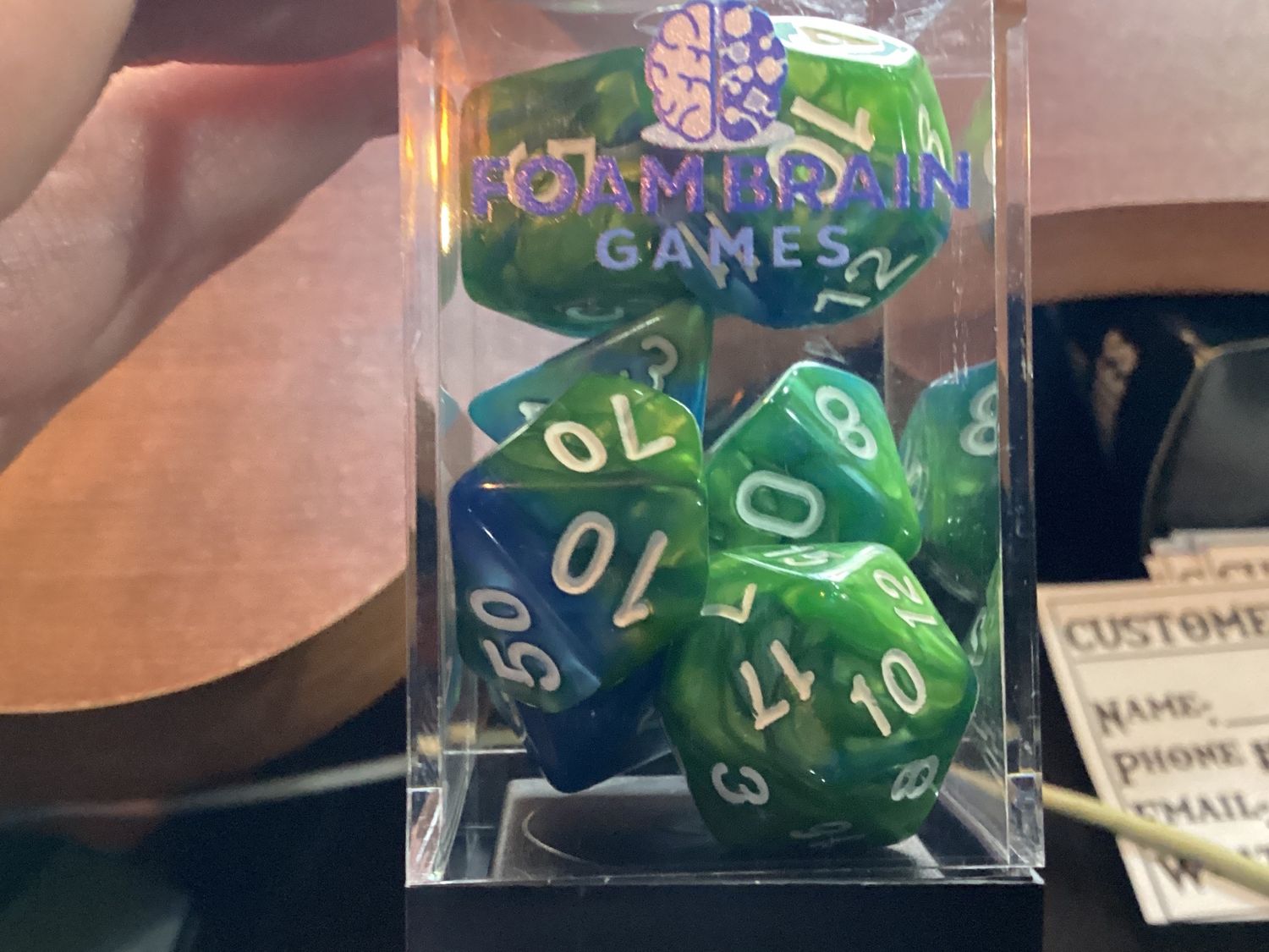 Planet Earth Dice Set