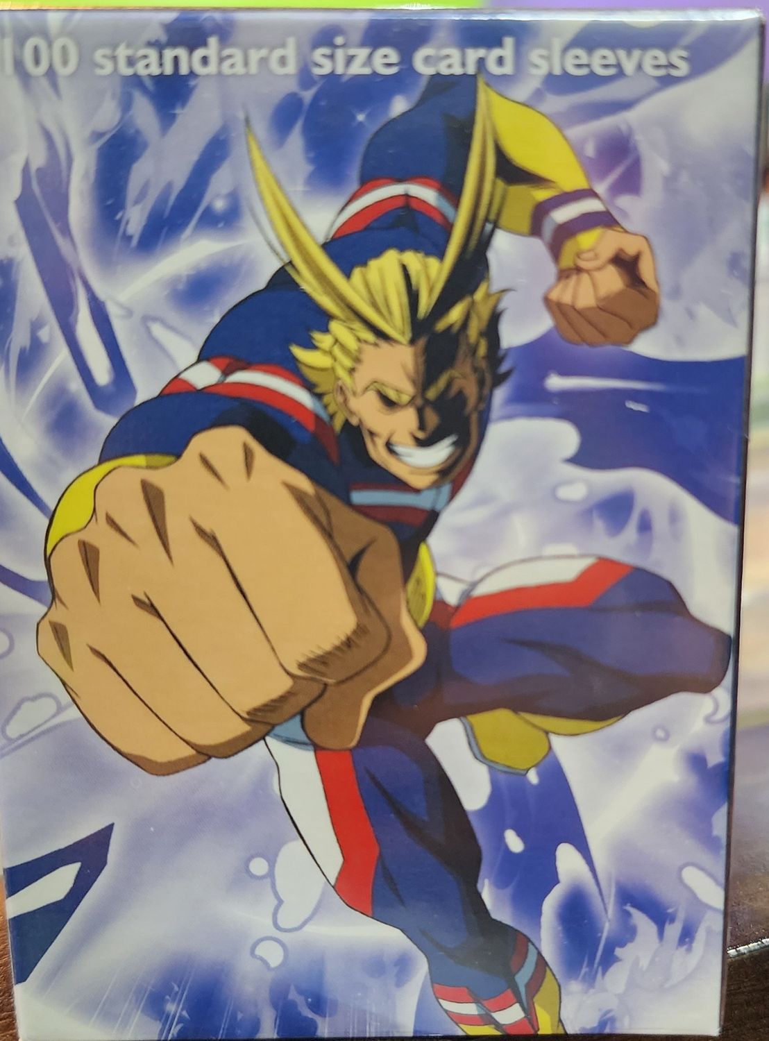 Dragon Shield Sleeves Art All Might Punch