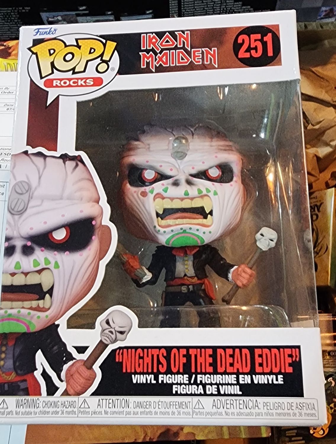 FUNKO POP! IRON MAIDEN NIGHTS OF THE DEAD EDDIE 251