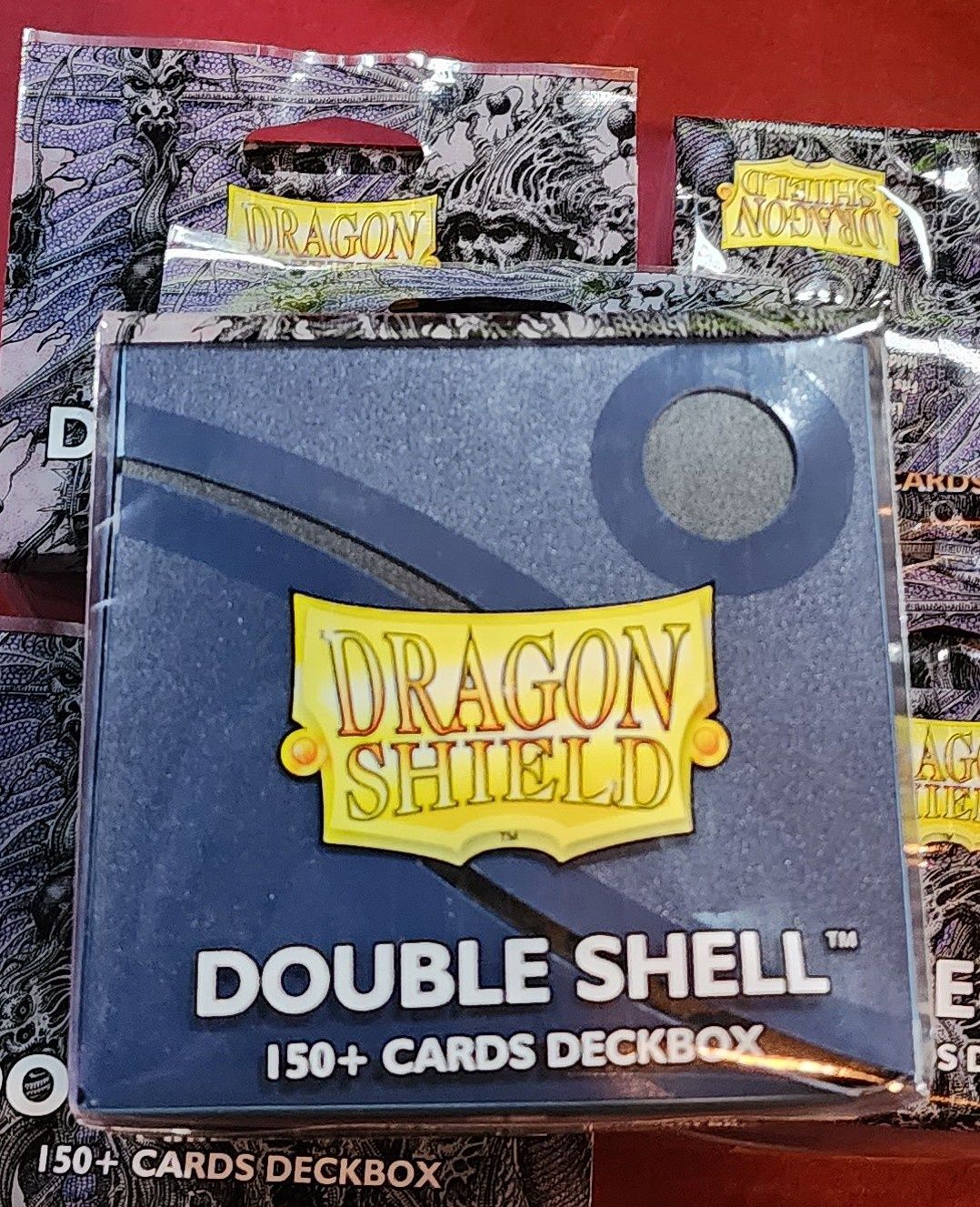 DRAGON SHIELD DOUBLE SHELL DECK BOX Blue/Black