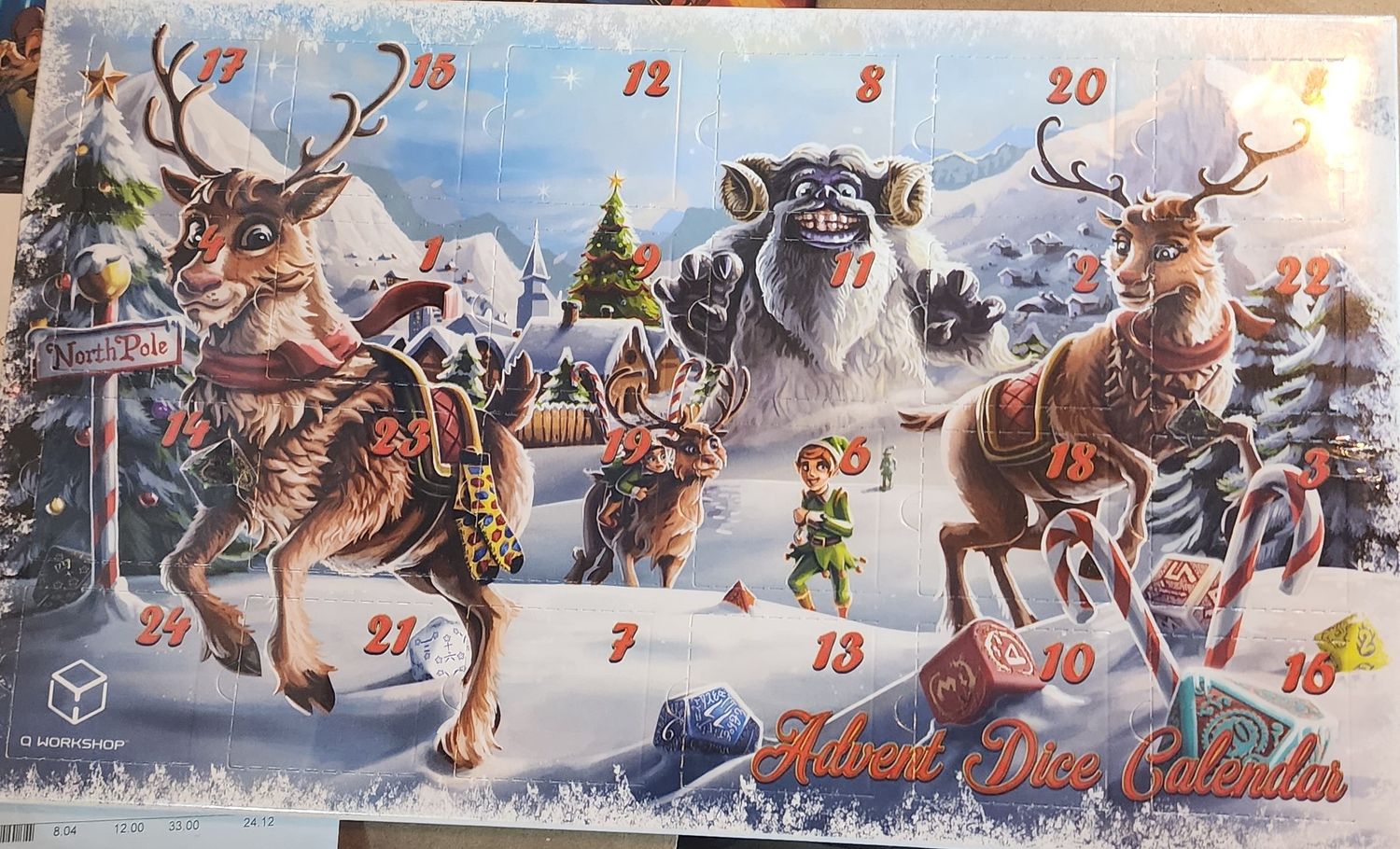 ADVENT DICE CALENDAR