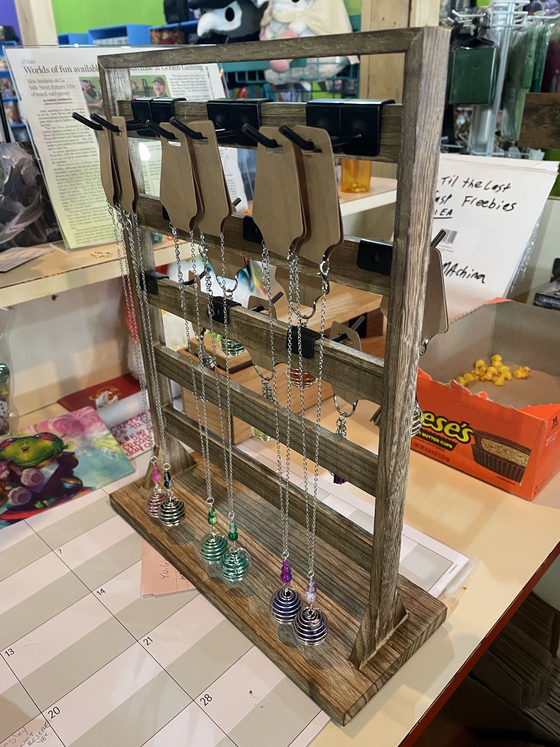 Dice Cage Necklace