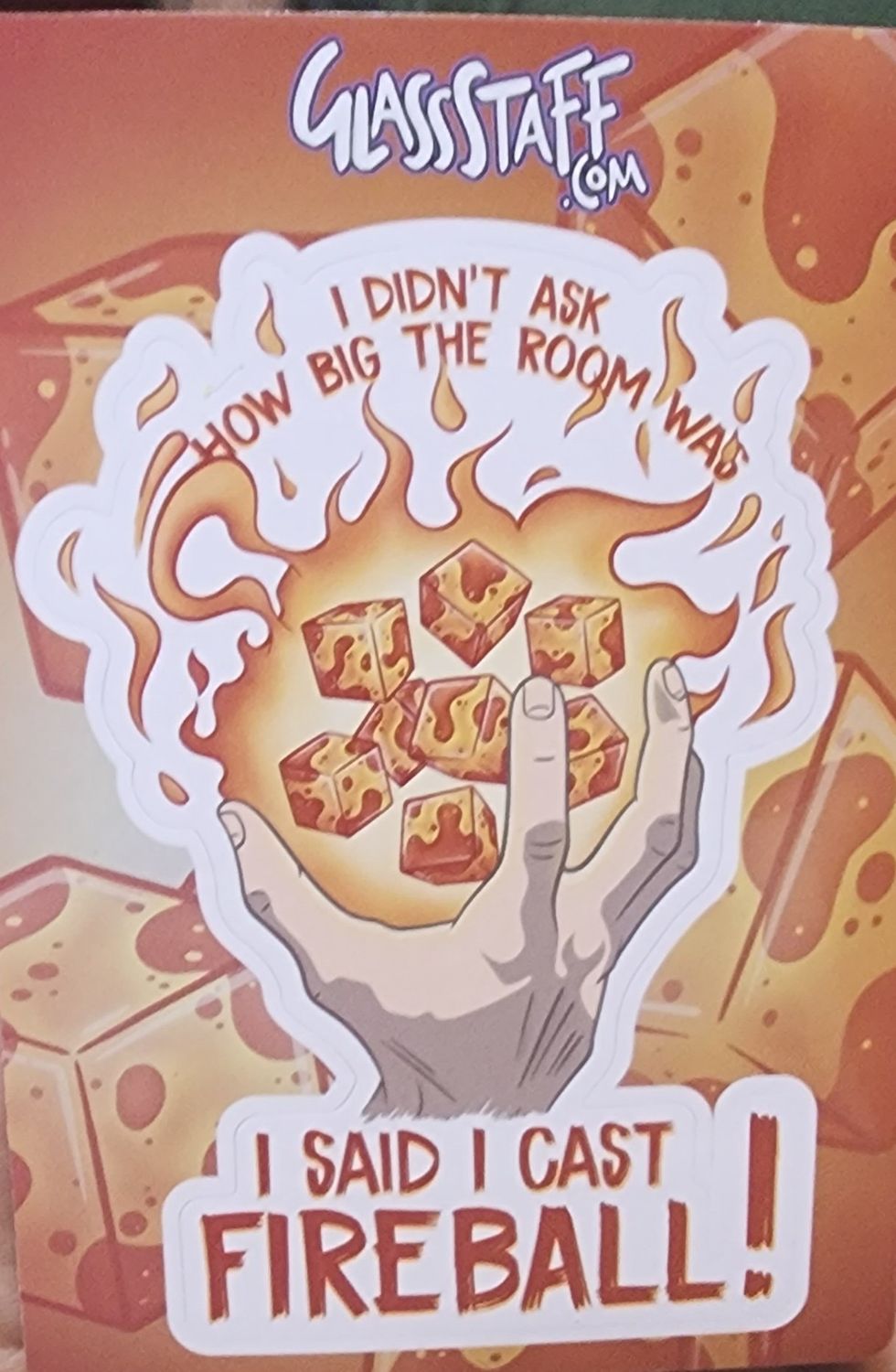 Fireball Sticker