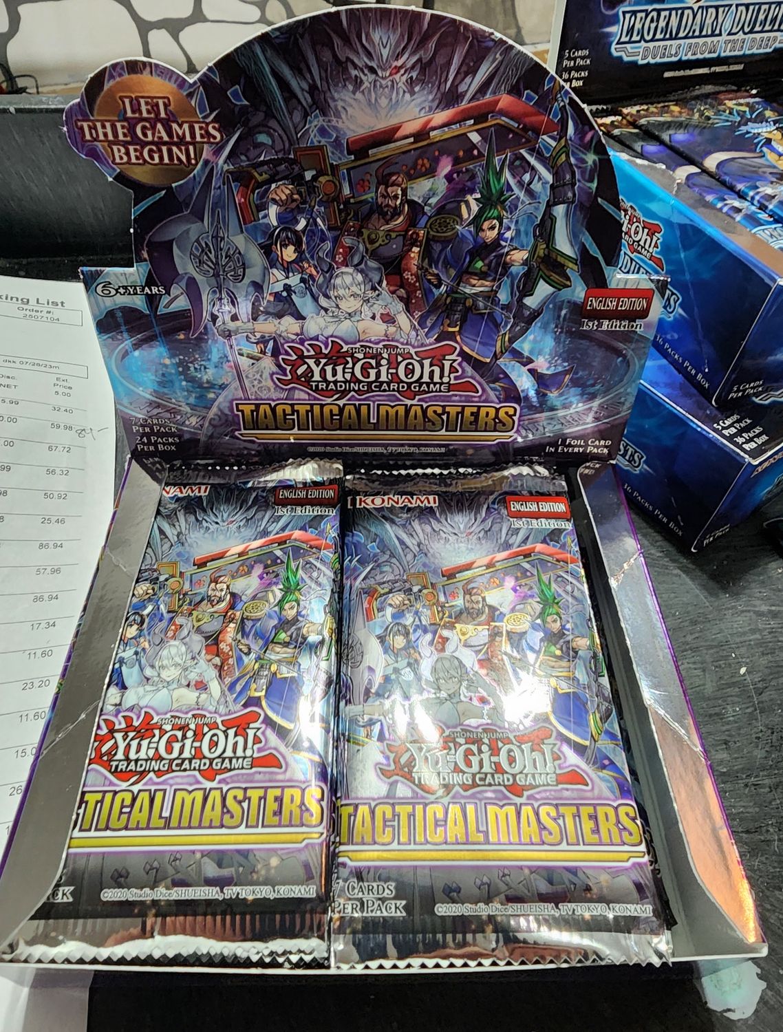 YU-GI-OH BOOSTER TACTICAL MASTERS