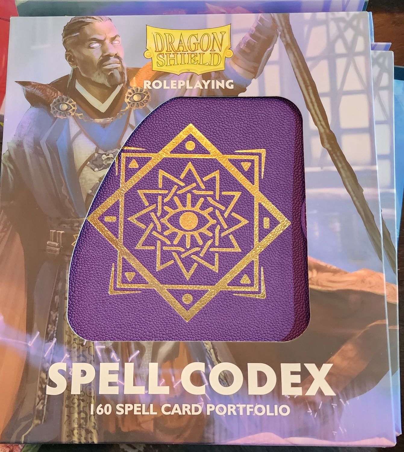 DRAGON SHIELD SPELL CODEX ARCANE PURPLE