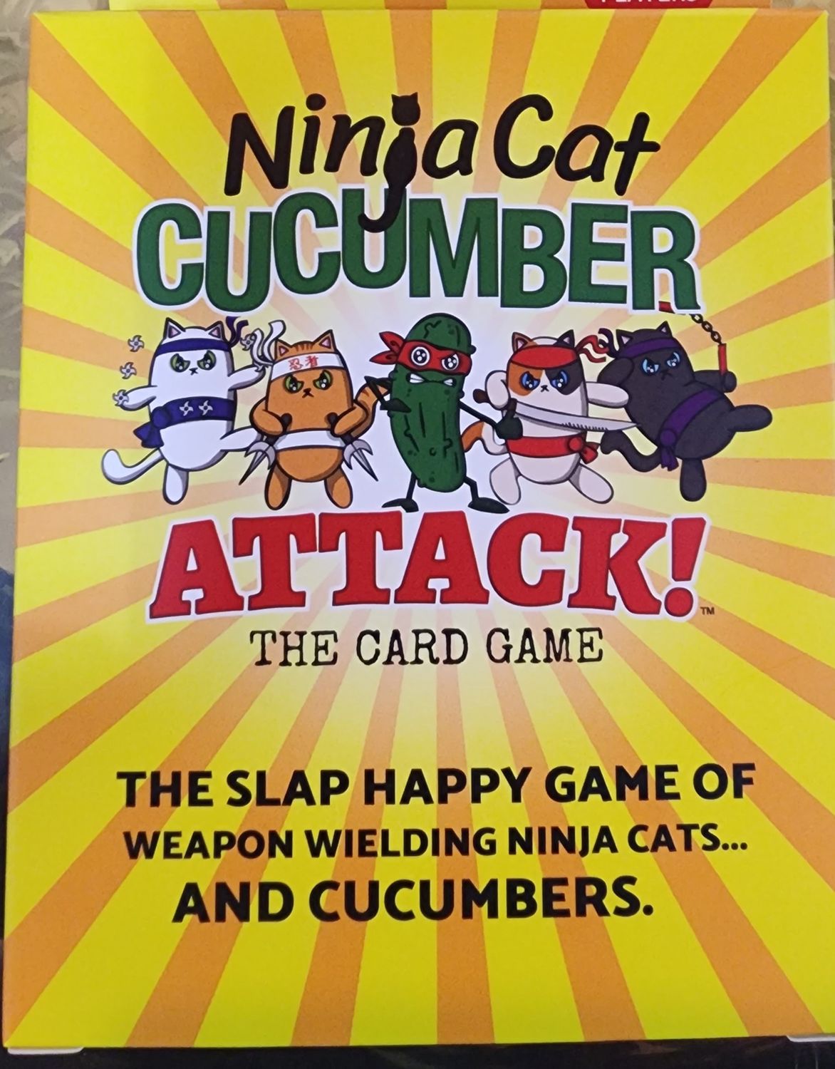 NINJA CAT CUCUMBER ATTACK THE CARD GAME