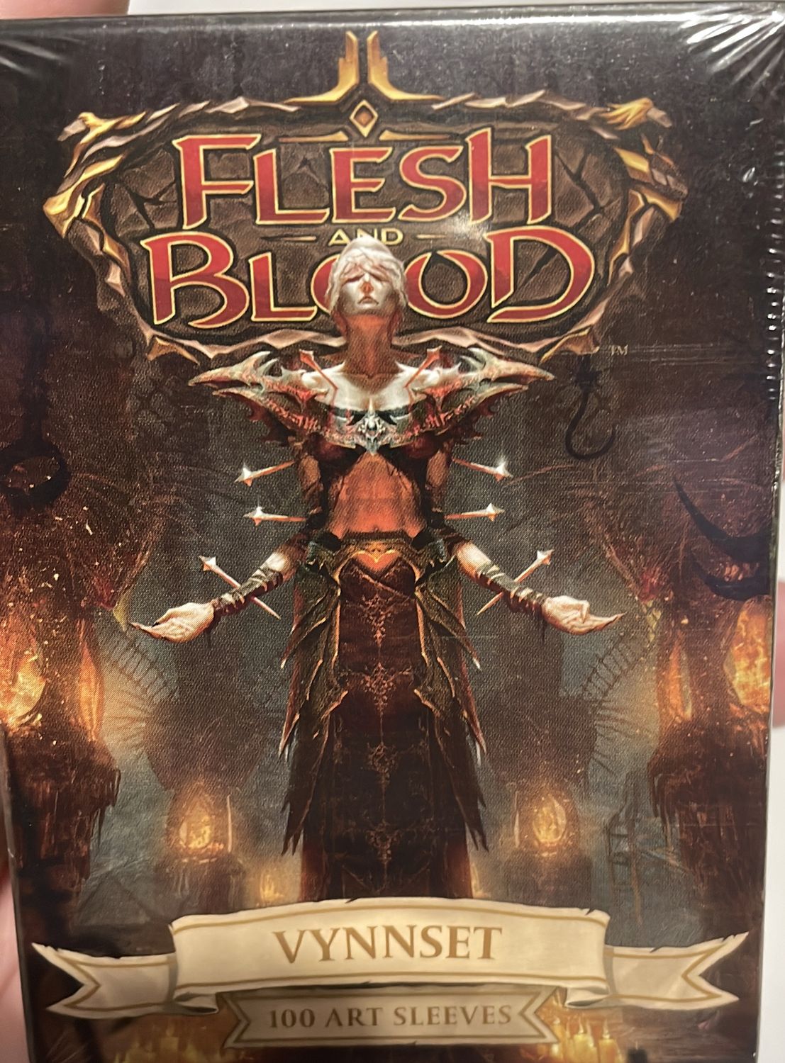 Dragon Shield sleeves ART Flesh and Blood Blood Vynnset