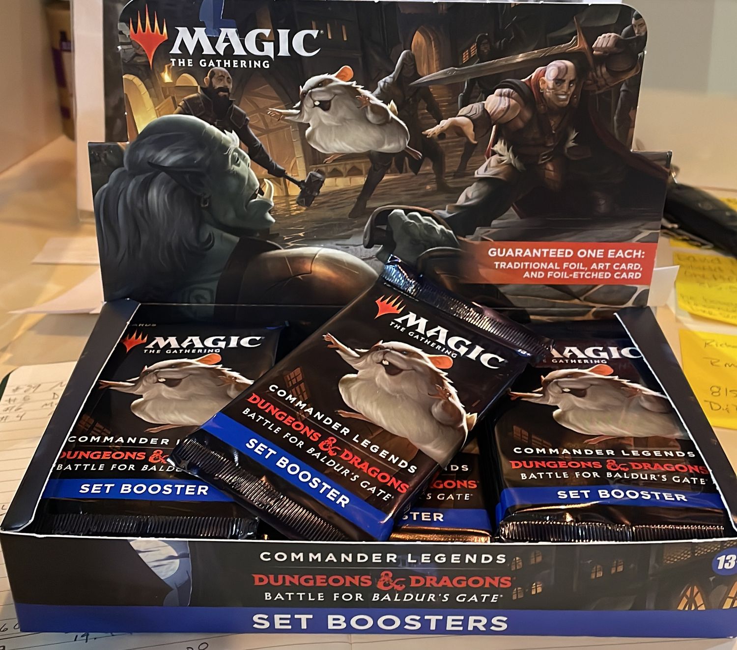 Commander Legends D&amp;D Battle for Baldurs Gate SET BOOSTER