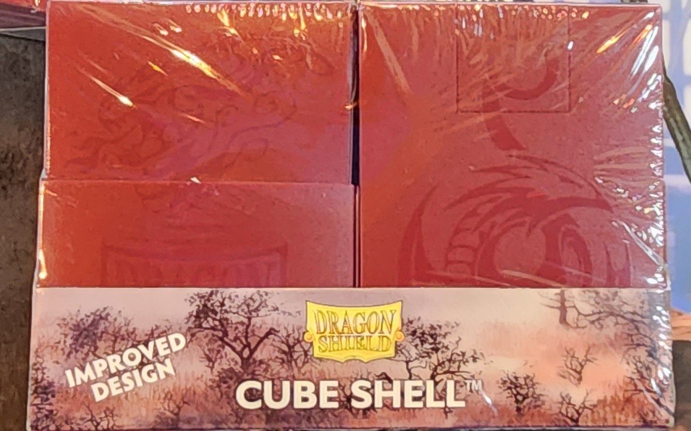 DRAGON SHIELD CUBE SHELL BLOOD RED