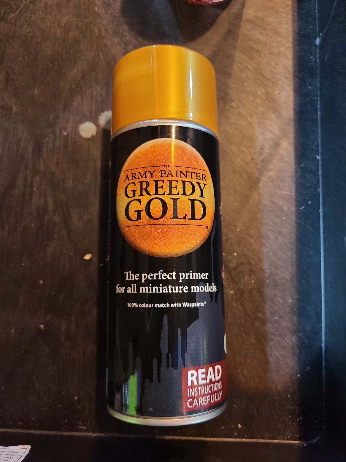 The Army Painter Primer Aerosol Greedy Gold