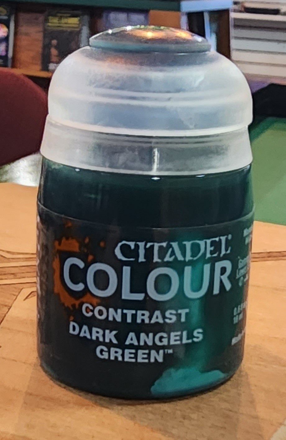 CITADEL PAINTS DARK ANGELS GREEN CONTRAST