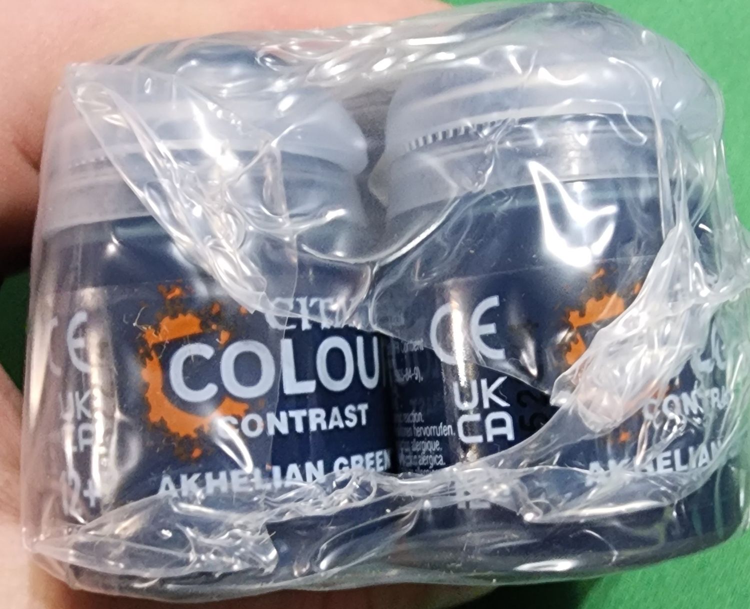 CITADEL PAINTS CONTRAST AKHELIAN GREEN