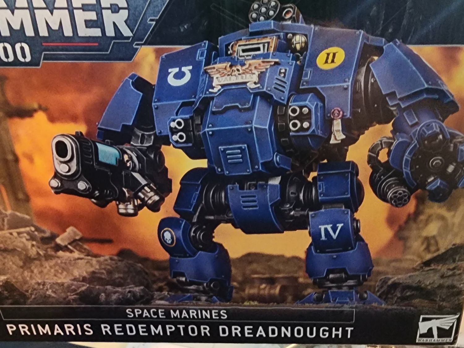 WARHAMMER 40K SPACE MARINE PRIMARIS REDEMPTOR DREADNOUGHT