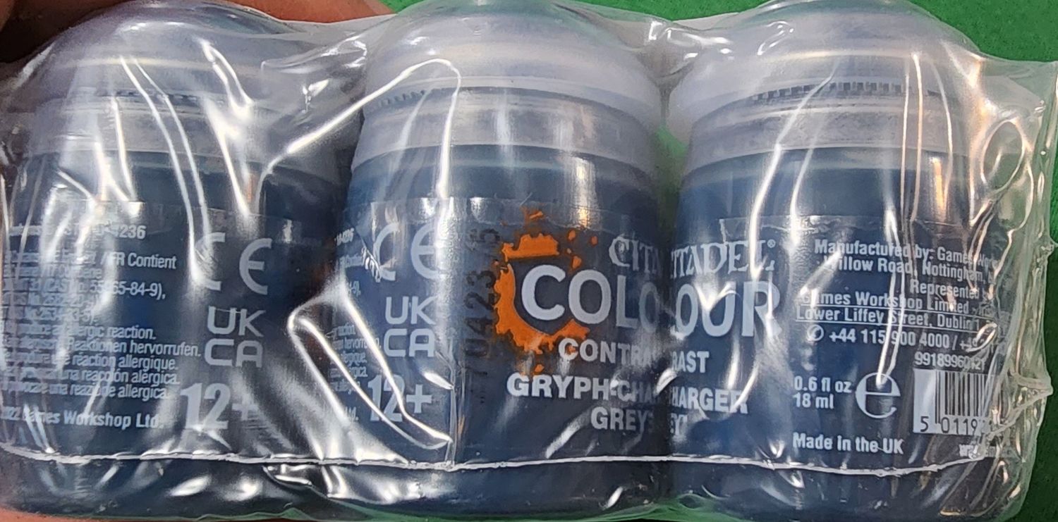 CITADEL PAINT CONTRAST GRYPH CHARGER GREY