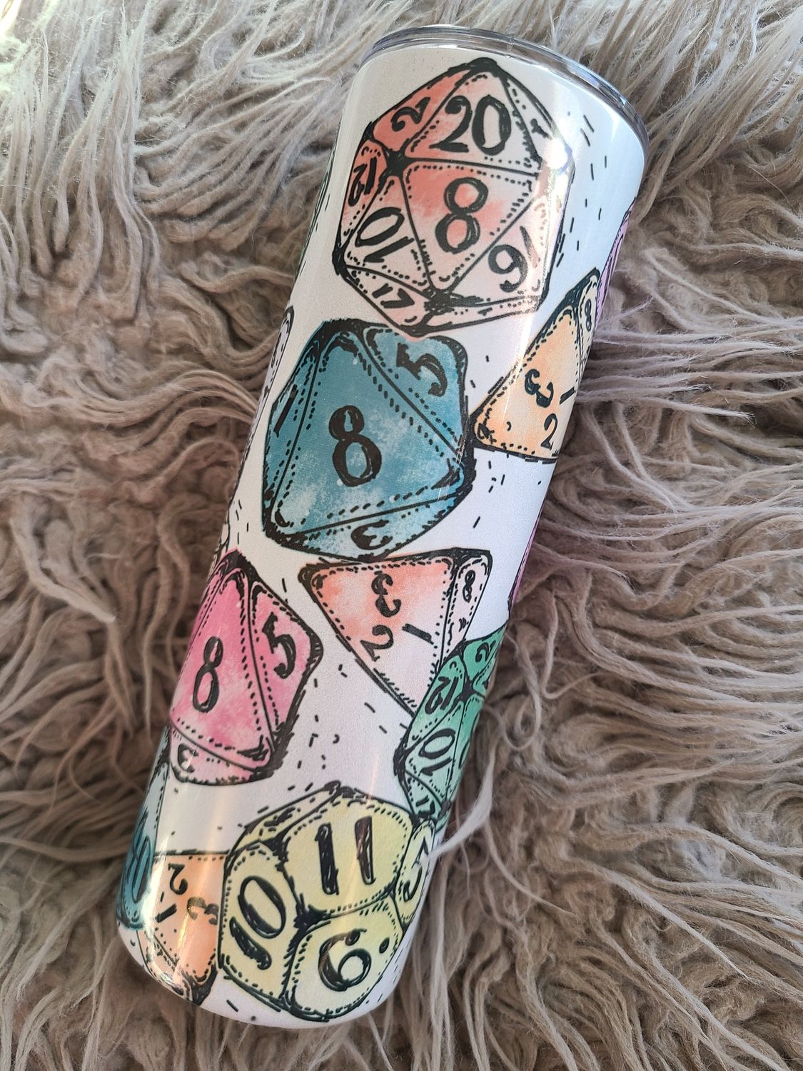 Holographic Dice Tumbler