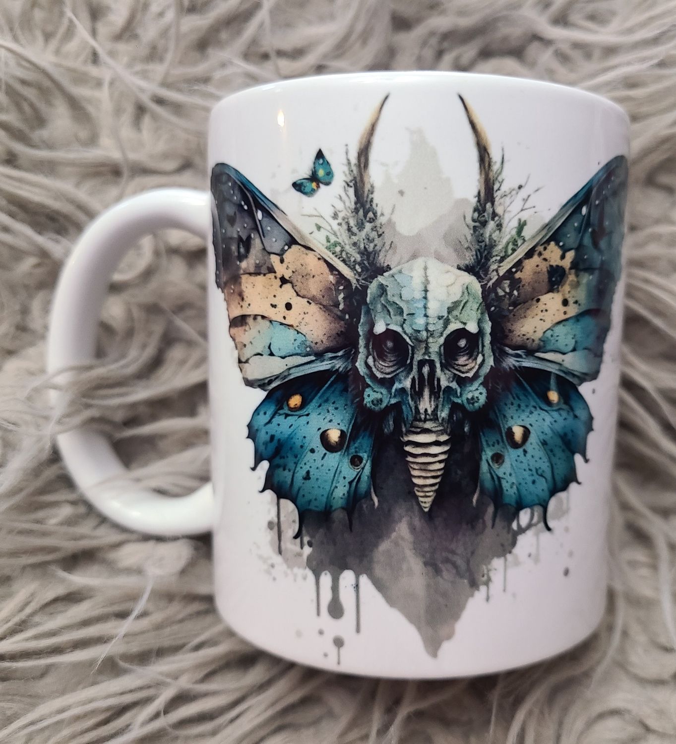 Skull Moth Mug