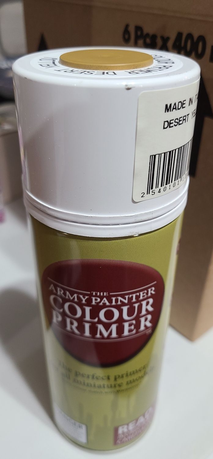 Army Painter Primer- Desert Yellow