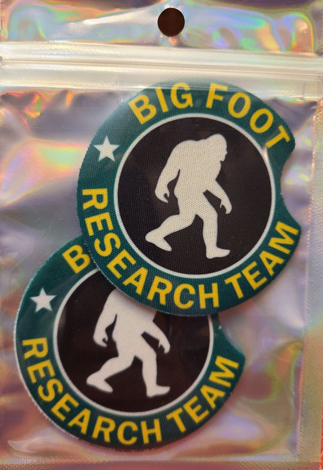 Car/Table Coaster Set: Big Foot