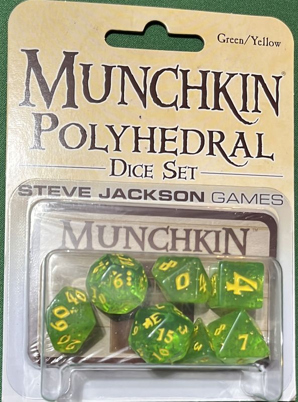Munchkin Dice Set Green/Yellow