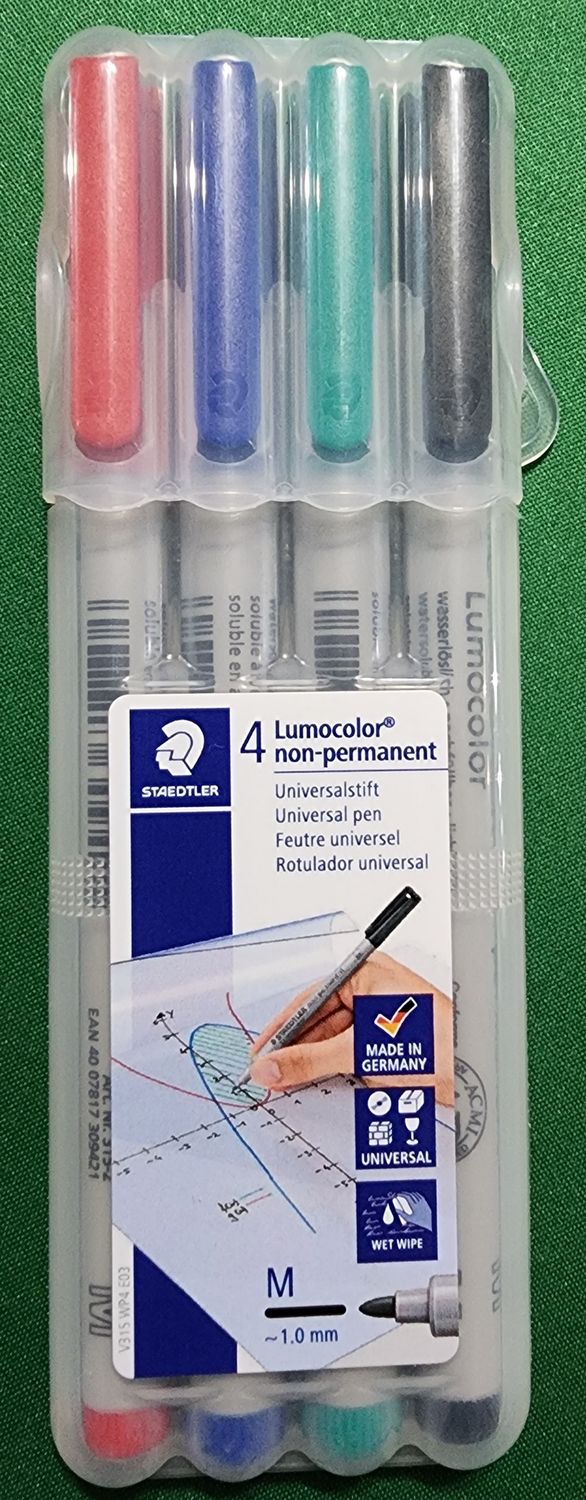 CHESSEX MAT MARKERS 4CT.