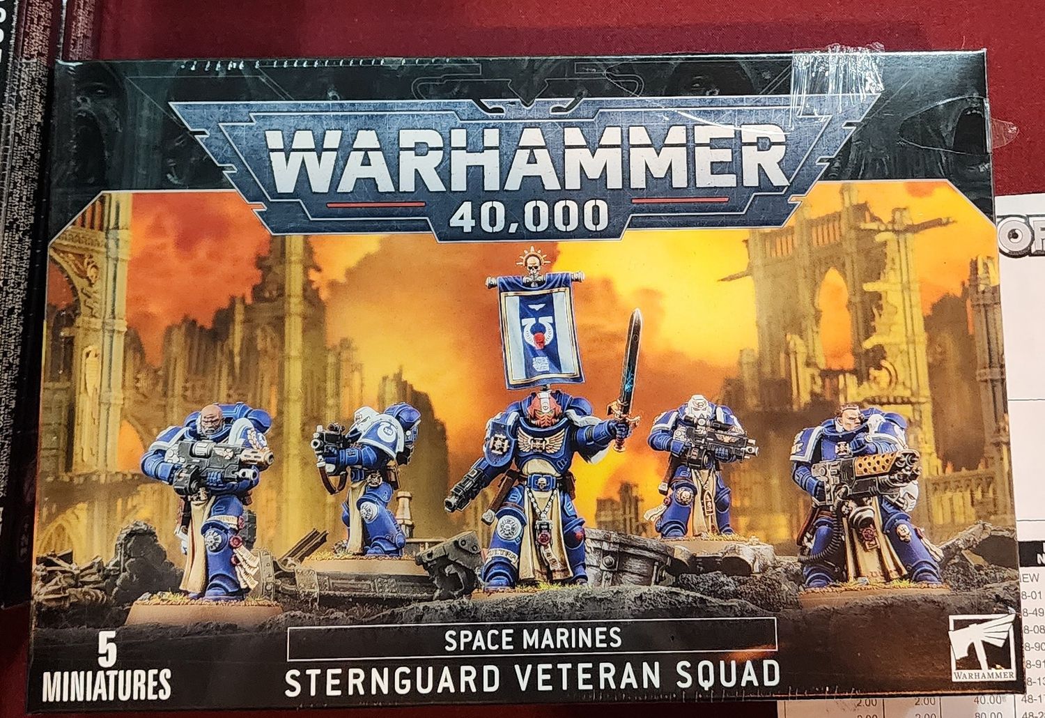 WARHAMMER 40K  SPACE MARINES STERNGUARD VETERAN SQUAD