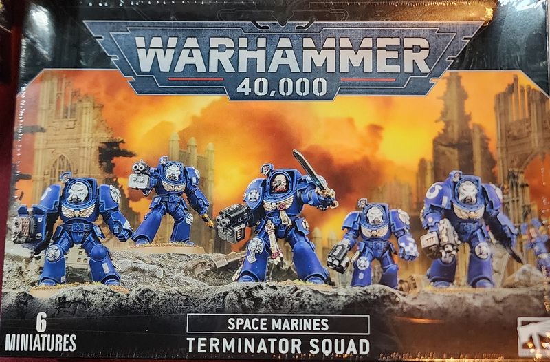 WARHAMMER 40K SPACE MARINES TERMINATOR SQUAD