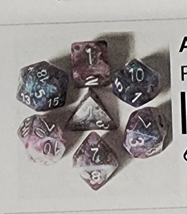 AURORA BOREALIS RPG DICE SET
