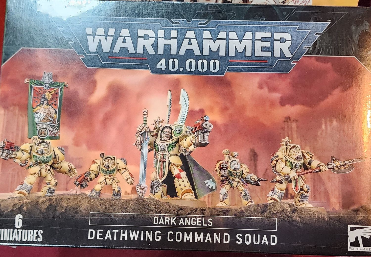 WARHAMMER 40K DARK ANGELS DEATHWING COMMAND SQUAD