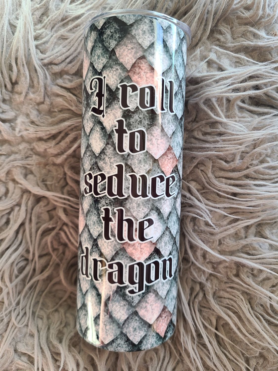 Roll to Seduce Dragon Tumbler