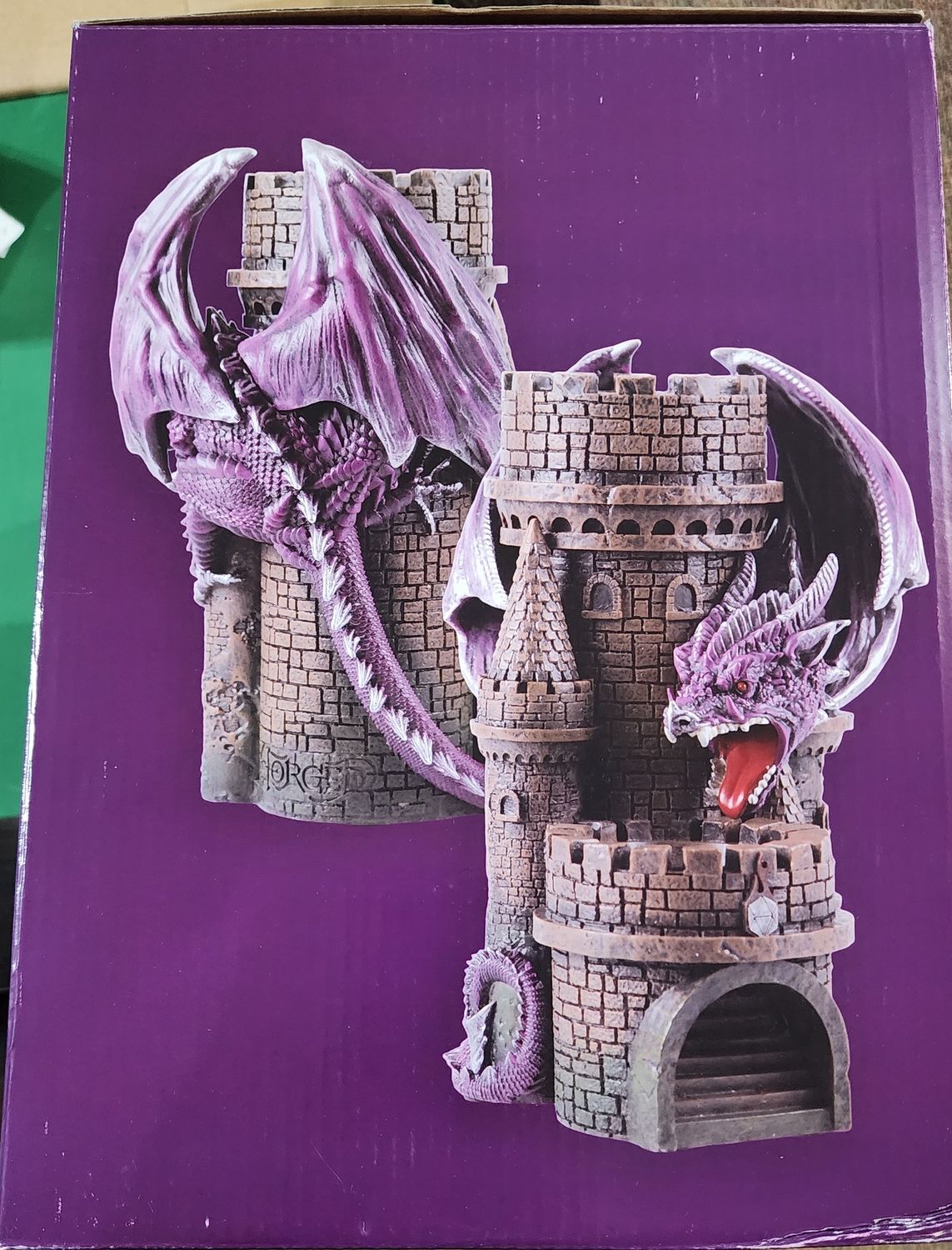 DRAGONS KEEP  DICE TOWER PURPLE